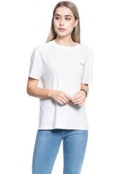 T-SHIRT DAMSKI WRANGLER BOYFRIEND TEE OFF WHITE W7Q2GH737 112132081. Białe t-shirty damskie Wrangler, s, bez wzorów, bez kołnierzyka, bez ramiączek. Za 69.99 zł.