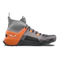Buty trekkingowe Salewa Wildfire NXT Knit. Szare trekkingi męskie Salewa, z dzianiny, bez zapięcia. Za 859.50 zł.