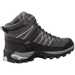 Buty górskie Campagnolo Rigel Mid Trek. Czarne trekkingi męskie Campagnolo, bez zapięcia. W wyprzedaży za 349.99 zł.