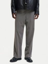 Jack & Jones Chinosy Bill 12293368 Szary Wide Leg. Szare eleganckie spodnie męskie Jack & Jones, bez wzorów, z syntetyku. Za 159.99 zł.