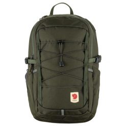 Plecak na laptopa Fjallraven Skule 20 - deep forest. Zielone plecaki męskie Fjällräven, bez wzorów, sportowe. Za 393.79 zł.