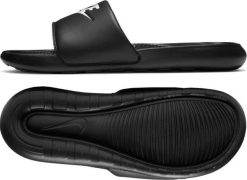 Nike Klapki Nike Victori One CN9675 002 CN9675 002 czarny 47 1/2. Czarne klapki męskie Nike, bez wzorów, bez zapięcia. Za 135.39 zł.