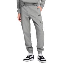 Spodnie męskie Puma ESS No.1 Logo Cargo Pants FL 03. Szare spodnie materiałowe męskie Puma, bez wzorów. Za 168.99 zł.