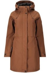 Parka dla kobiet Whistler Mullie V2 10000. Brązowe parki damskie Whistler, l, bez wzorów, z materiału, bez kaptura. Za 447.00 zł.