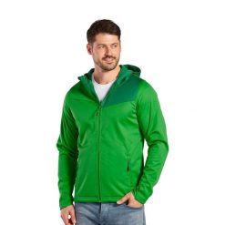 Kurtka Erima Softshell Performance. Zielone kurtki męskie Erima, m, bez wzorów, z materiału, bez kaptura, do piłki ręcznej. W wyprzedaży za 169.00 zł.
