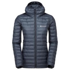 Kurtka ocieplana damska Montane Icarus Lite Hoodie. Niebieskie kurtki sportowe damskie Montane, l, bez wzorów, z materiału, bez ramiączek, z kapturem, outdoorowe, primaloft. Za 692.99 zł.