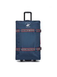 Beverly Hills Polo Club Walizka duża CEO-BHPC-WAL-001-L Granatowy. Niebieskie walizki męskie Beverly Hills Polo Club, bez wzorów, z materiału, duże. Za 349.99 zł.