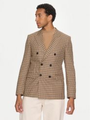 Hugo Marynarka Arti243F1X 50520356 Brązowy Extra Slim Fit. Brązowe garnitury męskie Hugo, m, bez wzorów, z syntetyku, biznesowe, bez kołnierzyka, bez ramiączek. Za 1,199.00 zł.