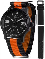 Zegarek męski Vostok Europe YN55-592C556NO czarny. Czarne zegarki męskie Vostok Europe, bez wzorów. Za 2,494.77 zł.