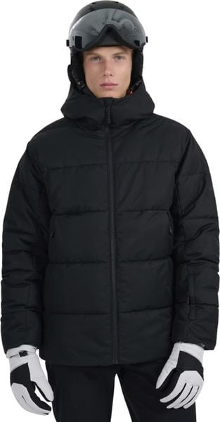 Kurtka narciarska męska 4f Kurtka narciarska męska M0788 czarna 4FWAW25TTJAM0788 20S L. Czarne kurtki sportowe męskie 4F, l, bez wzorów, bez kaptura, narciarskie. Za 511.88 zł.