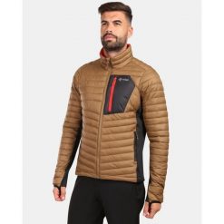 Męska ocieplana kurtka Kilpi ACTIS-M. Brązowe kurtki męskie Kilpi, m, bez wzorów, bez kaptura. Za 360.09 zł.