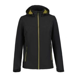 Polarowa kurtka turystyczna Softshell Icepeak Brimfield. Czarne kurtki męskie Icepeak, l, bez wzorów, z materiału, bez kaptura, trekkingowe. Za 311.50 zł.