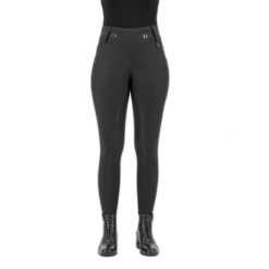 Damskie legginsy jeździeckie z pełną przyczepnością HV Polo Favourite Midwaist. Czarne legginsy damskie HV POLO, bez wzorów, z elastanu. Za 482.00 zł.