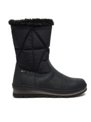 Caprice Botki 9-26404-43 Czarny. Czarne botki damskie Caprice, bez wzorów, z materiału, bez obcasa, na płaskiej podeszwie, bez zapięcia. Za 519.99 zł.