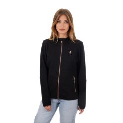 Damska bluza polarowa turystyczna Aulp BATIK Full Zip. Czarne bluzy damskie Aulp, bez wzorów, z polaru, sportowe, bez ramiączek, bez kaptura. W wyprzedaży za 199.99 zł.