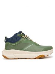 Hoka Trekkingi Transport Hike Gtx 1172912 Zielony ciemny. Zielone botki męskie HOKA, bez wzorów, z meshu, bez obcasa, bez zapięcia. Za 949.99 zł.