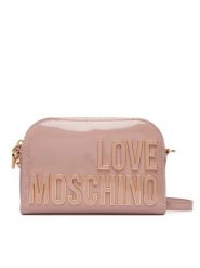 LOVE MOSCHINO Torebka JC4250PP0OKE160A Różowy. Czerwone listonoszki damskie Love Moschino, bez wzorów, ze skóry, bez dodatków. Za 919.99 zł.