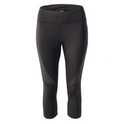 Legginsy 3/4 Damskie Nukia. Czarne legginsy damskie IQ, bez wzorów. Za 127.99 zł.