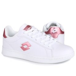 Buty damskie sportowe Lotto DAMPOLIS GC. Białe obuwie sportowe damskie Lotto, bez wzorów, bez zapięcia, trekkingowe. Za 139.00 zł.