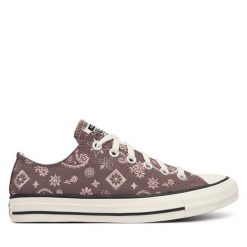 Trampki Converse. Brązowe trampki i tenisówki damskie Converse, bez wzorów, bez zapięcia. Za 349.99 zł.