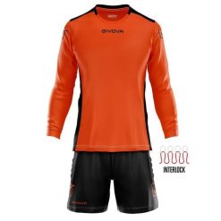 Komplet bramkarski koszulka z długim rękawem i spodenki Givova Hyguana. Brązowe bluzy męskie Givova, m, bez wzorów, młodzieżowe, bez ramiączek, bez kaptura. Za 119.78 zł.