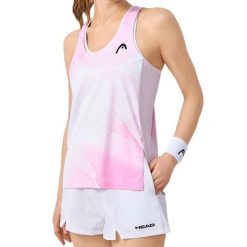 SPIRIT Tank Top Women. Fioletowe topy damskie Head, s, bez wzorów, sportowe, bez kołnierzyka, bez ramiączek. W wyprzedaży za 207.00 zł.