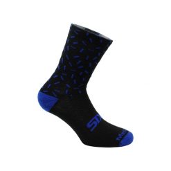 Skarpety rowerowe Merinos Socks. Czarne skarpetki damskie SIXS, bez wzorów, ze skóry. Za 160.50 zł.