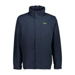 Kurtka przeciwdeszczowa męska CMP Snaps. Czarne kurtki sportowe męskie CMP, m, bez wzorów, z materiału, z kapturem, outdoorowe. Za 296.55 zł.