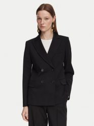 Weekend Max Mara Marynarka Colibri 2625916021 Czarny Regular Fit. Czarne marynarki i żakiety damskie Weekend Max Mara, bez wzorów, z bawełny, bez kołnierzyka, bez ramiączek. Za 1,339.00 zł.