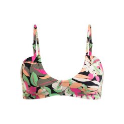 Stanik bikini z miseczkami dla Kobiety PRINTED BEACH CLASSICS Czarny. Czarne bikini Roxy, bez wzorów, z elastanu. Za 179.00 zł.