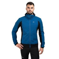 Kurtka trekkingowa męska Montura Premium Wind Hoody m. Czarne kurtki męskie MONTURA, m, bez wzorów, sportowe, bez kaptura. Za 999.99 zł.