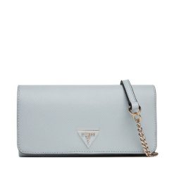 Torebka Guess. Niebieskie torebki do ręki damskie Guess, z aplikacjami, bez dodatków. Za 289.99 zł.
