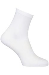 Skarpetki rowerowe wysokie oddychające 19 cm białe. Białe skarpetki damskie AGU, bez wzorów, z elastanu. Za 111.95 zł.