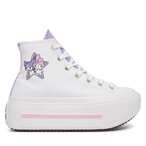 Trampki Converse. Białe trampki i tenisówki damskie Converse, bez wzorów, bez zapięcia. Za 449.99 zł.