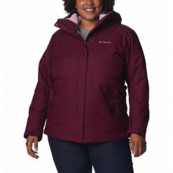 Kurtka turystyczna 3w1 damska Columbia Bugaboo II Fleece Interchange Jacket. Zielone kurtki sportowe damskie Columbia, l, bez wzorów, bez ramiączek, bez kaptura, trekkingowe. Za 852.99 zł.