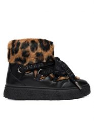 Guess Śniegowce FLFUEK FUR10 Brązowy. Brązowe śniegowce damskie Guess, z materiału, bez zapięcia. Za 829.99 zł.