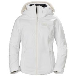 Damska kurtka narciarska Helly Hansen Verbier Infinity. Białe kurtki sportowe damskie Helly Hansen, na zimę, xl, bez wzorów, bez ramiączek, bez kaptura, narciarskie. W wyprzedaży za 2,558.00 zł.