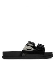 Tommy Jeans Klapki Tjw Comfort Jelly Slides EN0EN02974 Czarny. Czarne klapki damskie Tommy Jeans, bez wzorów, z jeansu, bez obcasa, bez zapięcia. Za 249.99 zł.