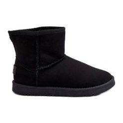 Śniegowce Damskie Cross Jeans MM2R4024 Czarne. Czarne śniegowce damskie z gumy, za kostkę, bez zapięcia. Za 142.48 zł.