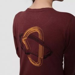 Bluza wspinaczkowa damska Salewa Lavaredo Hemp L/S Tee - syrah. Bluzy damskie Salewa, l, bez wzorów, bez ramiączek, bez kaptura. Za 325.45 zł.