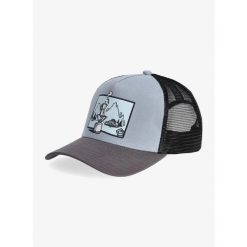 Czapka z daszkiem E9 Free-M - dust. Niebieskie czapki damskie E9, bez wzorów. Za 125.99 zł.