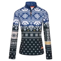 Bluza narciarska Damska Gareth & Lucas Ninety. Białe bluzy damskie GARETH & LUCAS, na zimę, bez wzorów, z elastanu, sportowe, bez ramiączek, bez kaptura. Za 229.99 zł.