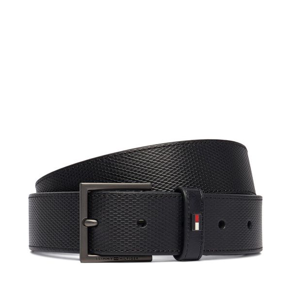 Pasek Tommy Hilfiger. Czarne paski męskie Tommy Hilfiger. Za 269.99 zł.