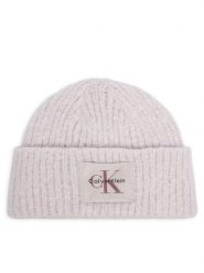 Calvin Klein Czapka LV04F8104G Różowy jasny. Czerwone czapki damskie Calvin Klein, na zimę, bez wzorów, z poliesteru. Za 209.99 zł.