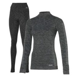 Heat Keeper zestaw termiczny Damskie Premium - koszulka + legginsy termoaktywne. Czarne legginsy damskie HEAT KEEPER, bez wzorów. W wyprzedaży za 199.99 zł.