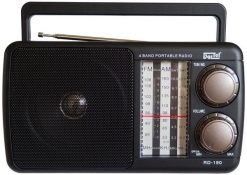 Radio Dartel Przenośne RD-190 czarne sieć baterie. Czarne radia Dartel. Za 72.75 zł.