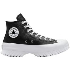 Trampki Converse Chuck Taylor All Star Lugged 2.0 Leather. Czarne trampki i tenisówki damskie Converse, bez wzorów, bez zapięcia. W wyprzedaży za 425.00 zł.