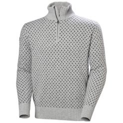 Sweter 1/4 zip Helly Hansen Arctic Icelander. Niebieskie swetry męskie Helly Hansen, l, bez wzorów, z materiału, eleganckie, bez kołnierzyka, bez ramiączek. Za 775.50 zł.