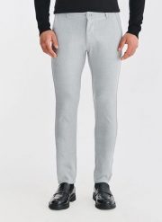 PAKO LORENTE - Szare spodnie męskie. Szare spodnie materiałowe męskie Pako Lorente, bez wzorów, z elastanu. Za 359.99 zł.