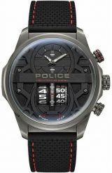 Police Zegarek Męski PEWJM0006505 Czarny (S7271239). Czarne zegarki męskie Police, bez wzorów. Za 887.99 zł.